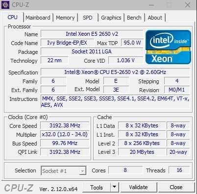 Ігровий ПК Xeon E5 2650v2/32Gb DDR3/SSD 250gb+512Gb/1050ti 4Gb