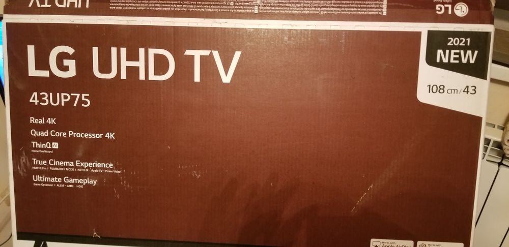 телевізор lg 4k 43up75003lf
