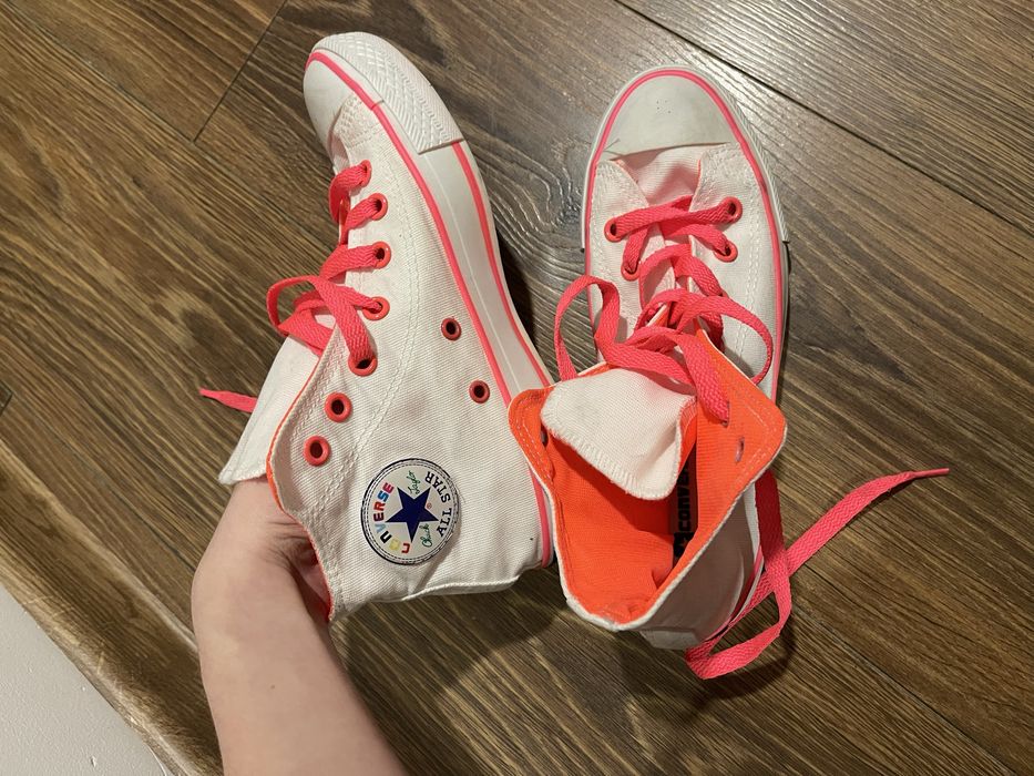 Buty Converse Biało-różowe