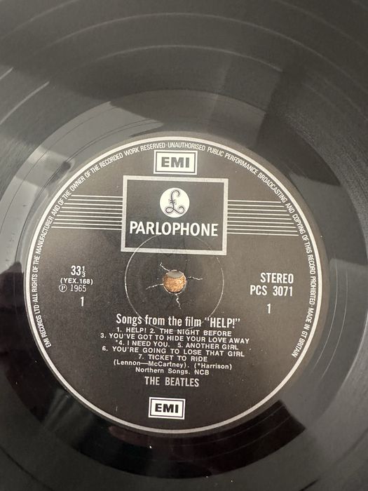 LP The Beatles "Help". Made in Great Britain