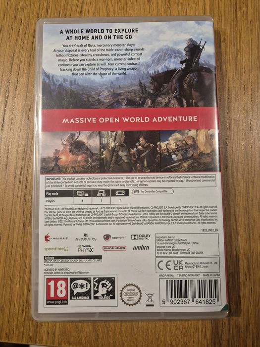 Wiedźmin 3 na Switch 2 i Switch