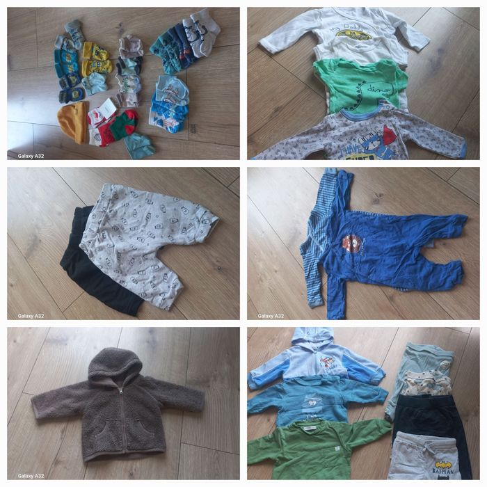 Ubrania dla chłopca r.68