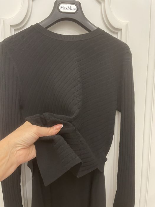 MAX MARA piękna sukienka z dzianinową górą