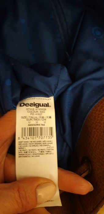 Desigual plecak retro kolorowy piękny patchworkowy