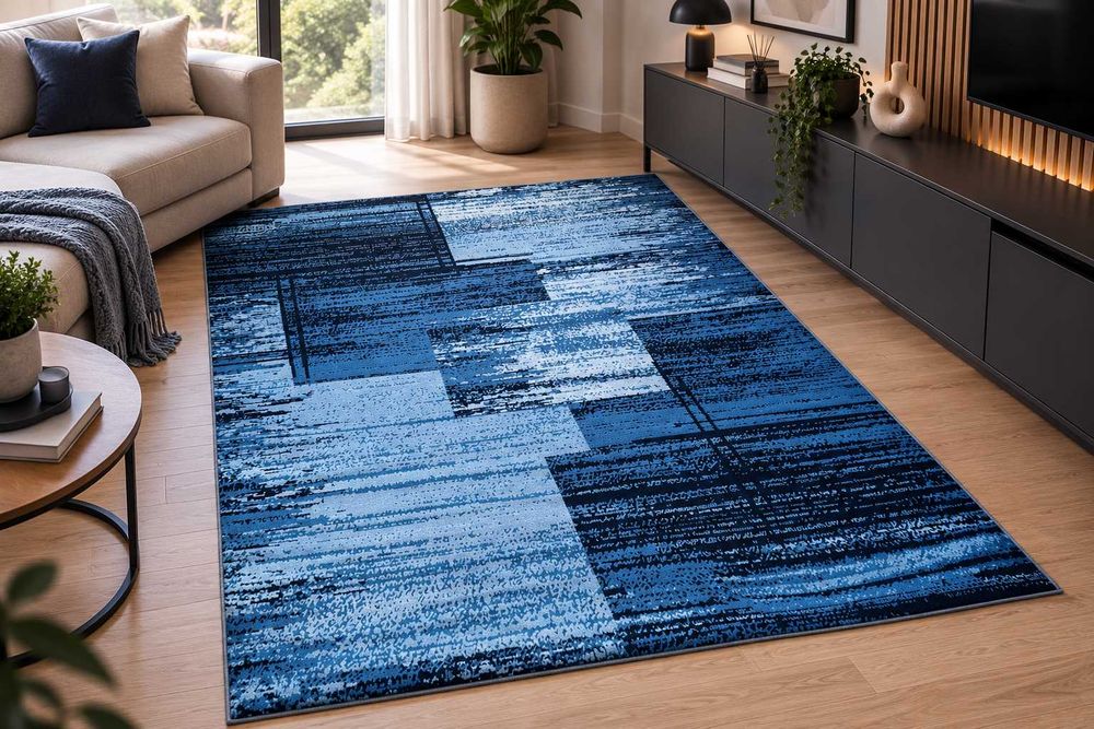 NOWY Dywan do Salonu Efekt 3D Nowoczesne Wzory Elegancki 200x300