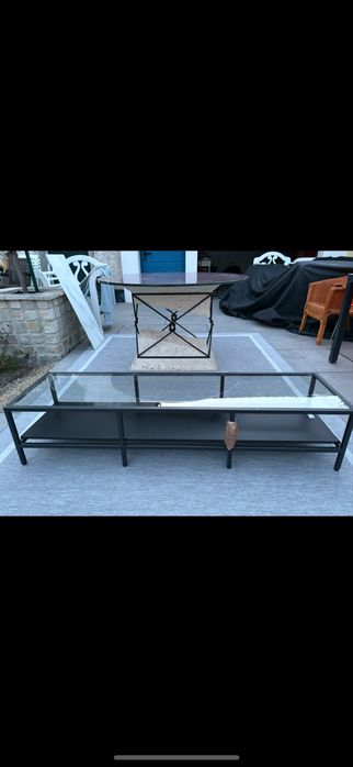 Piekna na czasie konsola stolik sideboard TV metalowa IKEA VITTSJÖ