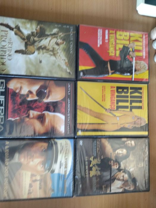 DVDs novos e selados