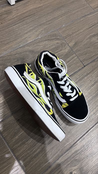 Trampki Vans w stylu flame