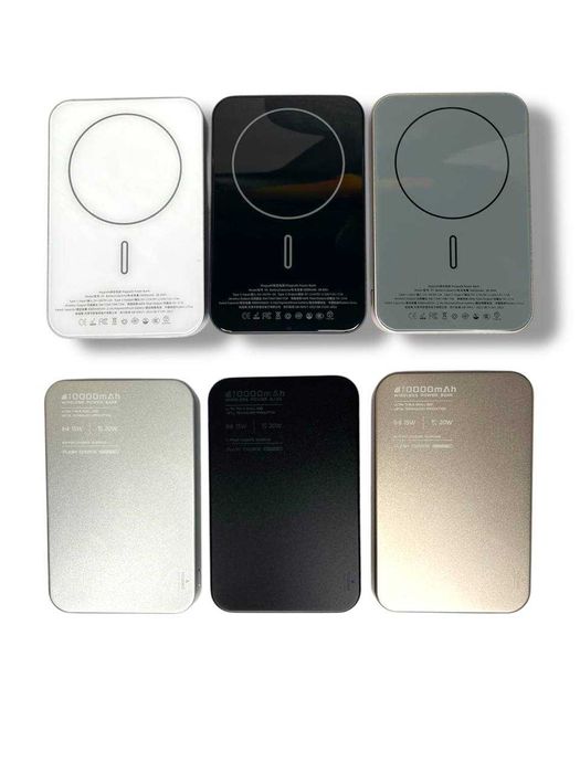 Повербанк повер банк Металевий Безпровідний Power Bank 22.5W 10000 mAh