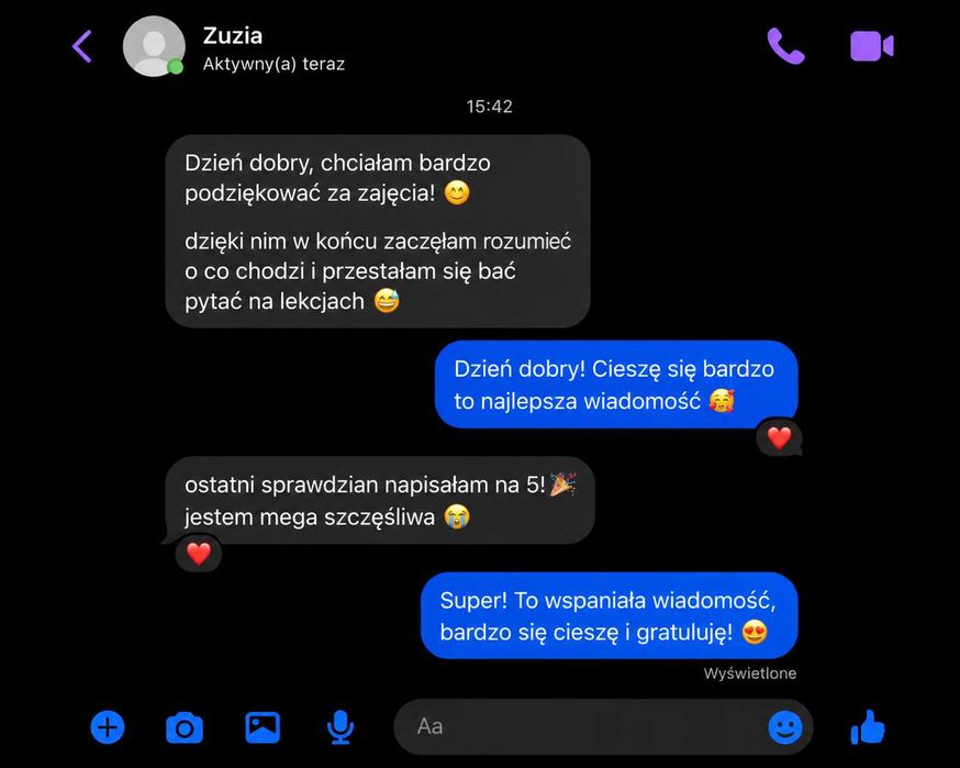 Korepetycje z nauczycielem z matematyki