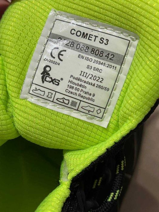 Рабочие ботинки, р 42, кожа, стелька 26,5 см, стелька вінимается.