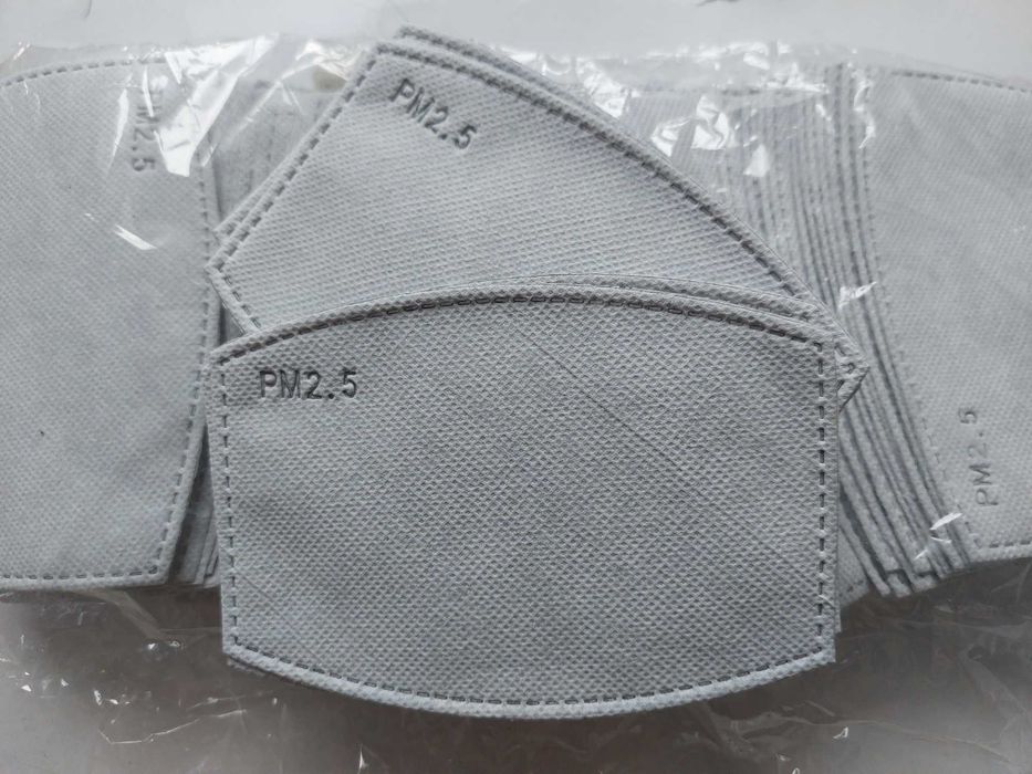 50 szt. Filtry PM 2.5 HEPA  8cm x 12cm  do  maseczek