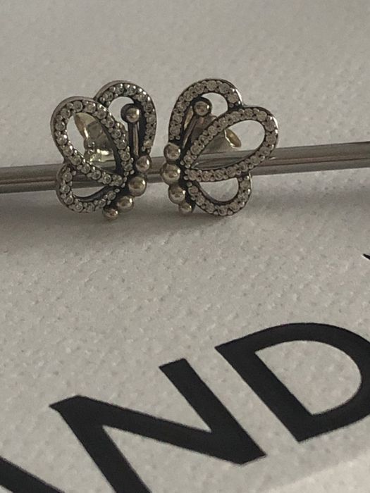 Kolczyki pandora Lśniące motyle