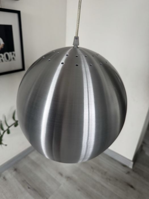 Lampa wisząca srebrna