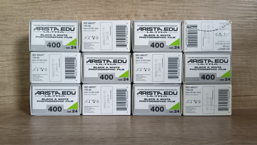 Arista EDU Ultra 400 24 кадри, чорно-біла фото плівка 35 мм