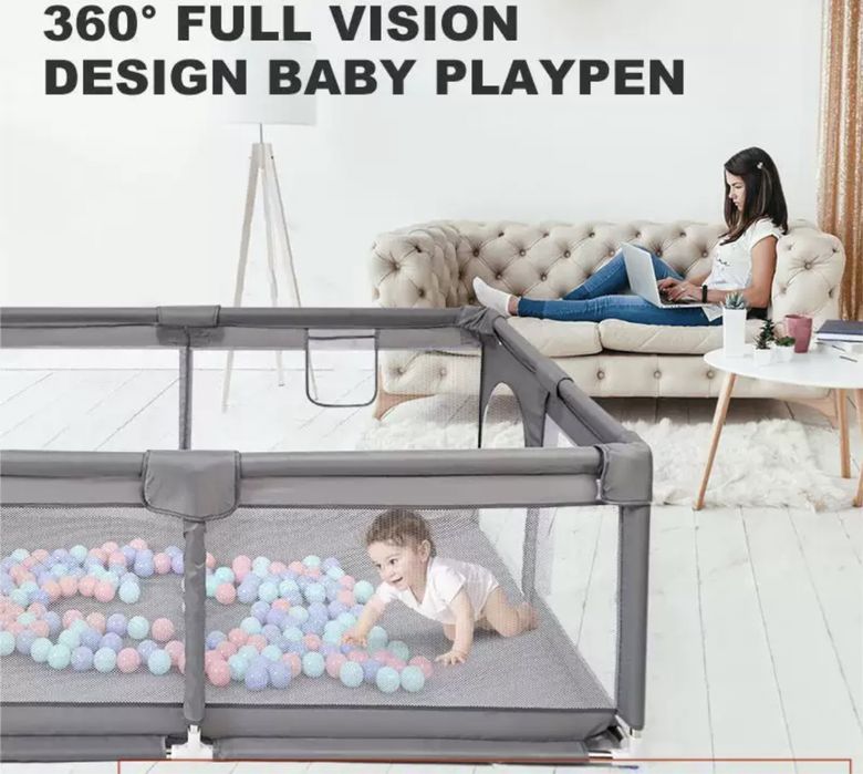 Дитячий новий  ігровий манеж 120*120