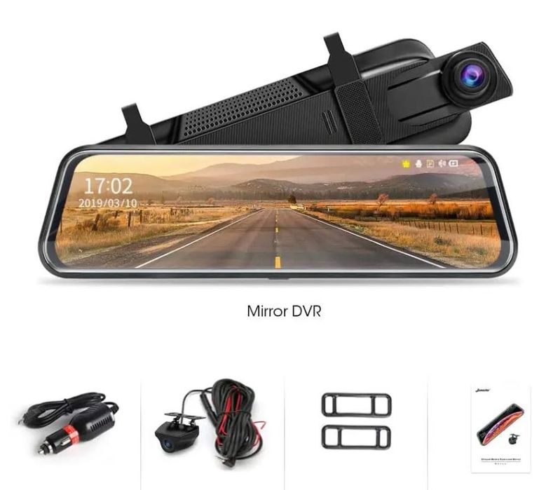 Зеркало-видеорегистратор сенсорный с камерой заднего вида