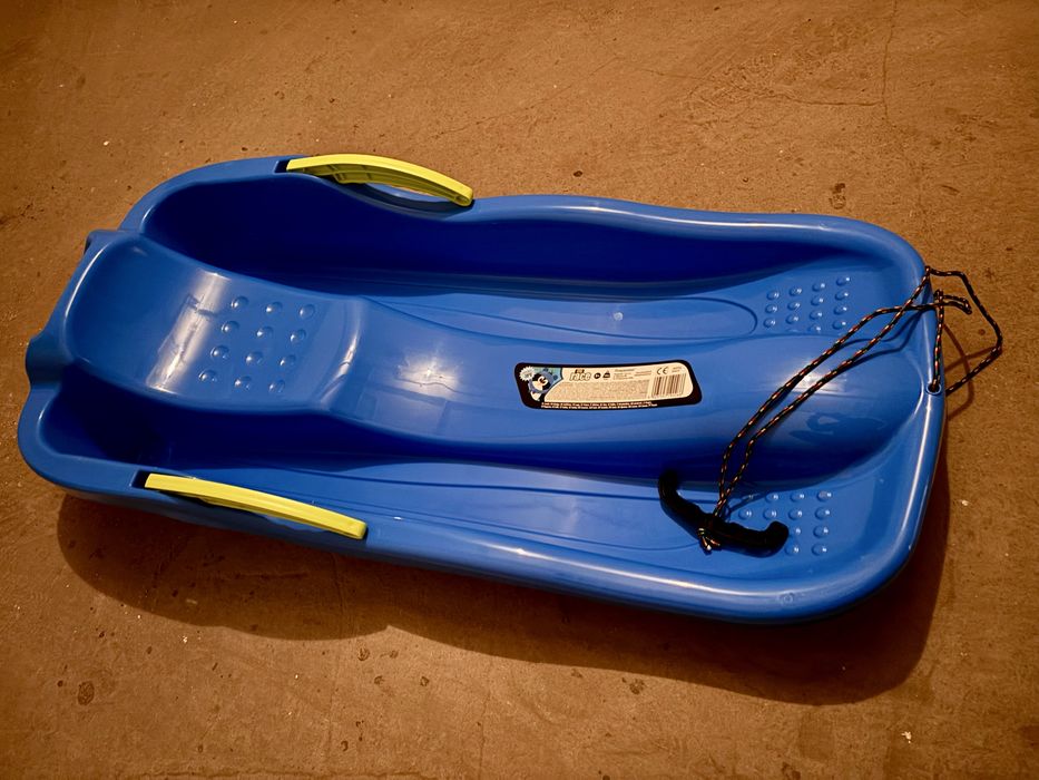 Sanki plastikowe dla dzieci, ślizg na śnieg z hamulcem