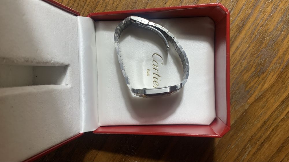 Relogio CARTIER SANTOS original(com gatantia e documentos) aço e ouro  1993