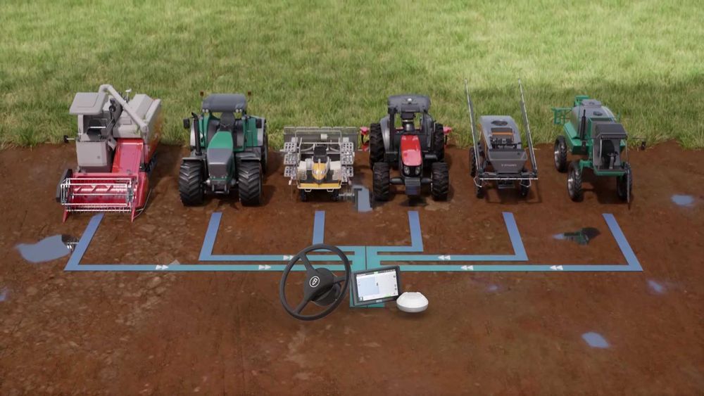 Nawigacja rolnicza FJDynamics AT2 lub AT2 MAX RTK Nowa Kierownica