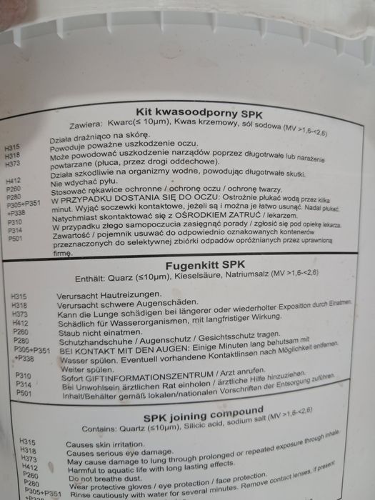 Kit klej do kominów