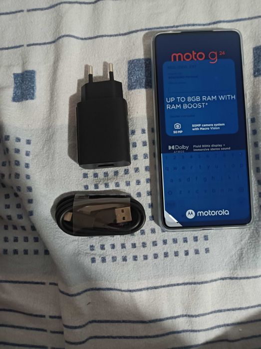Motorola g com todos os acessórios incluídos