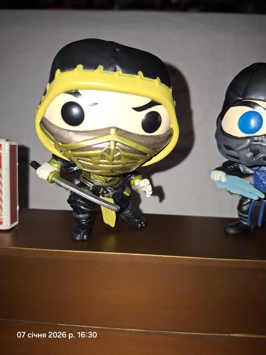 Фигурки Мортал Комбат Mortal Kombat Скорпион Саб-зиро поп pop