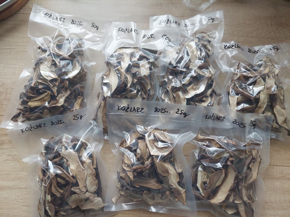 Koźlarz suszony, smaczny i aromatyczny grzyb.