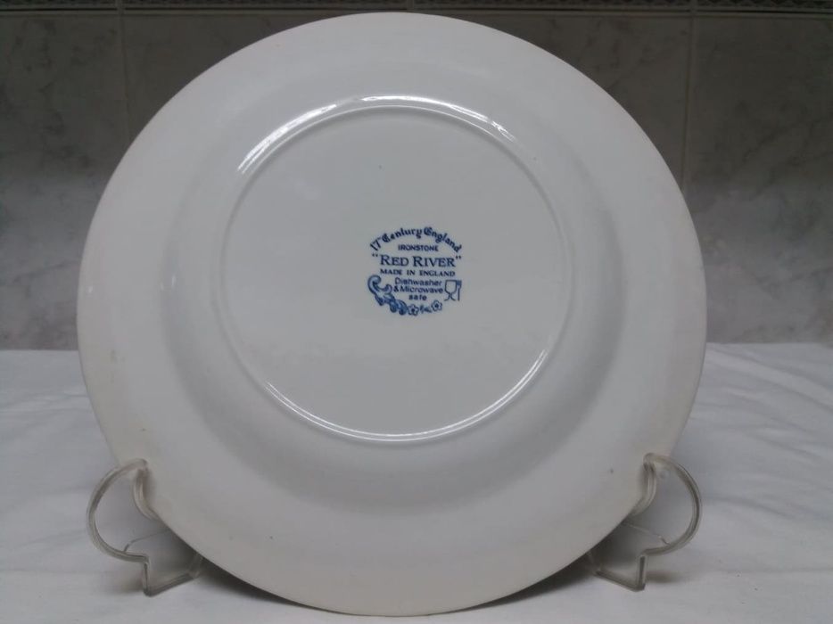 Prato decorativo da fábrica Ironstone - Red River - Colecção Séc. XVII