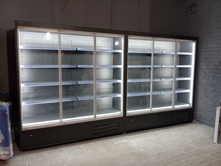 Стеллажи торговые, кассовые прилавки для магазина, холодильные витрины