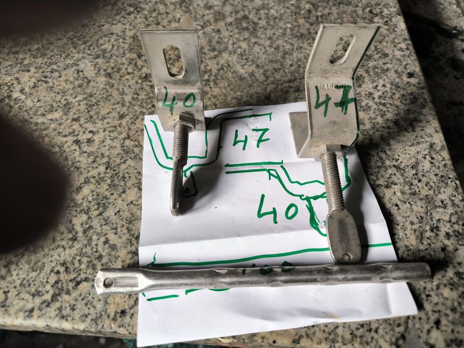 Fixação metálica para faxada ventilada