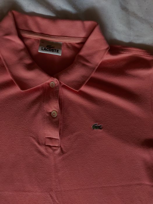 Camisa Rosa Lacoste Mulher