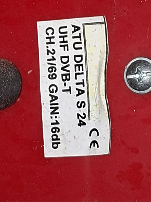 Antena TDT Exterior  Digital canal 21 a 69 + Suporte | NOVA