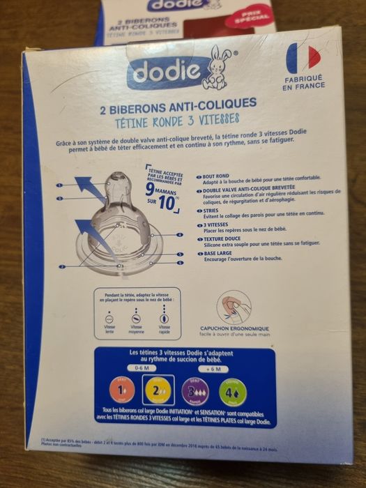 Бутилочка для годування, вік 0-6  Dodie