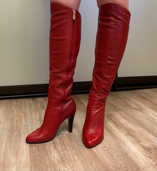 Сапоги из натуральной кожи