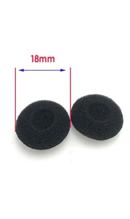 Якісні амбушури /чохли поролонові для навушників (Чорний) тягнуться.