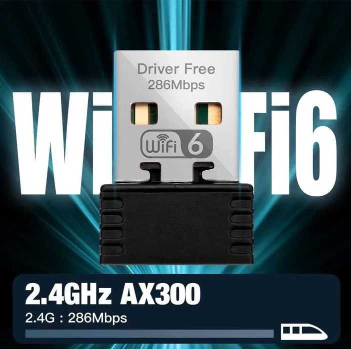 Dongle USB WiFi 6 Wireless de Alta Velocidade para Computador NOVO