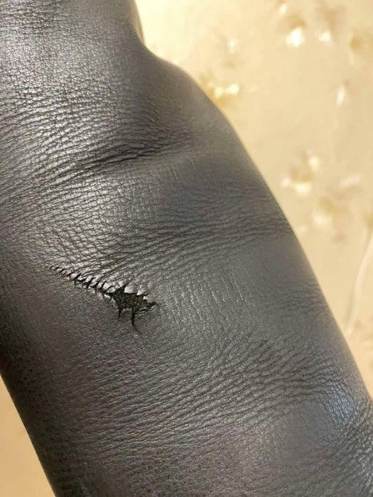 Куртка кожаная мужская с меховой подстёжкой р46