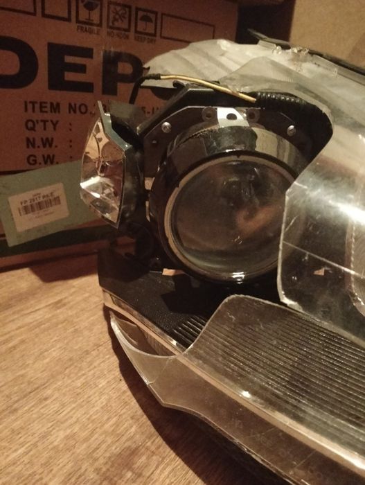 Фара левая ксенон с линзой и шторками ford escepe 2014 рабочий