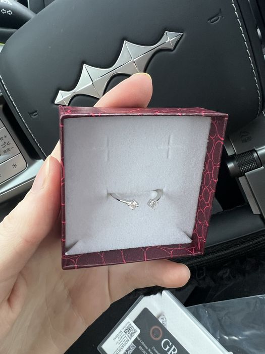 Срібло 925 кільце колечко розмір регулюється муассаніт муассанит