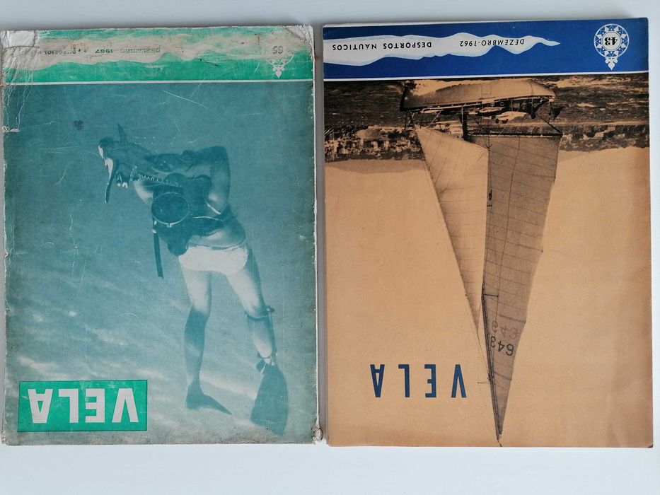 Revista Vela - desportos náuticos, iates - anos 40/60