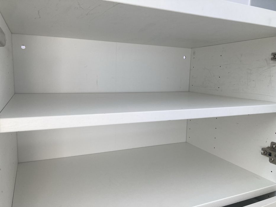 Szafka ikea besta - bialy połysk
