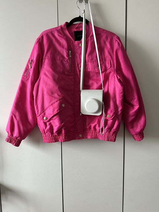 Куртка бомбер малинового кольору, рожева Мохіто, 34/36 р