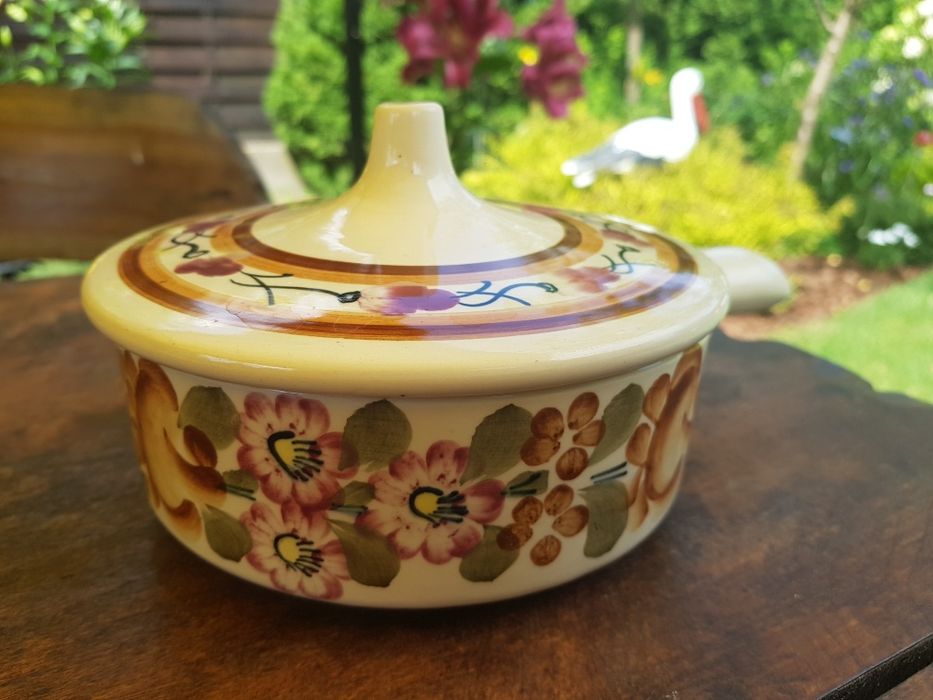 Rondelek Fajans Włocławek Vintage PRL