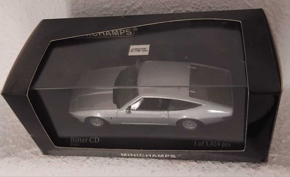 Bitter CD (1974-77). Minichamps. 1:43. Vendo miniatura da minha coleção.