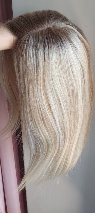 Накладка-полупарик из натуральных волос