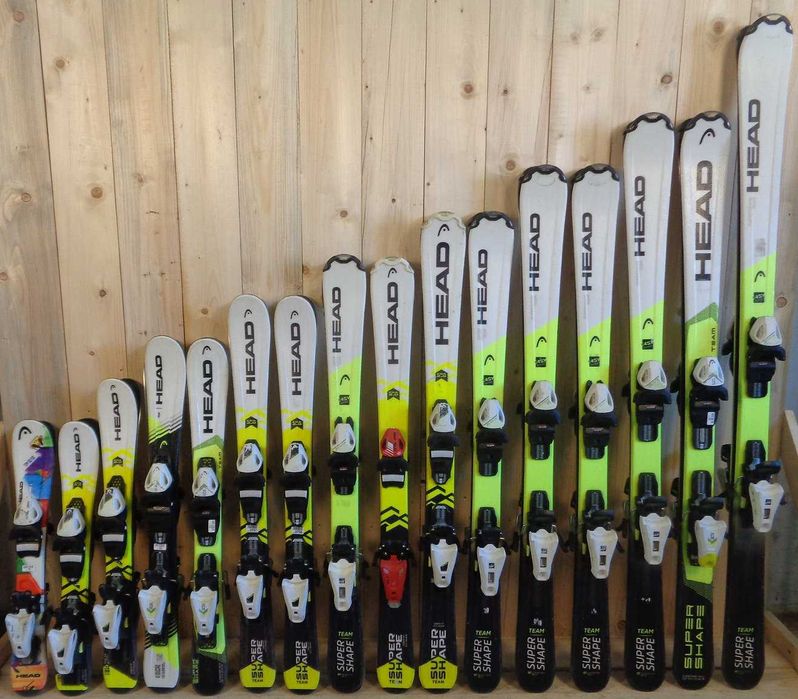 Narty 16 X Head Junior (260 zł/ 50€ netto za parę) pakiet nart