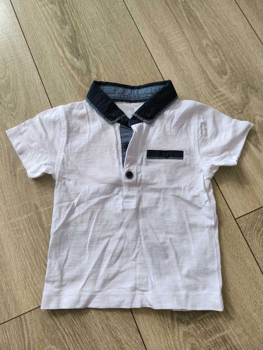 Polo chłopięce koszulka elegancka z kołnierzykiem 86