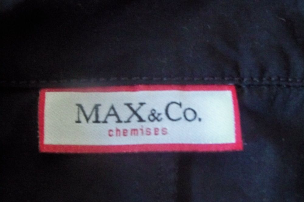 Итальянская темная блузка с длинным рукавом MAX&CO ,размер М