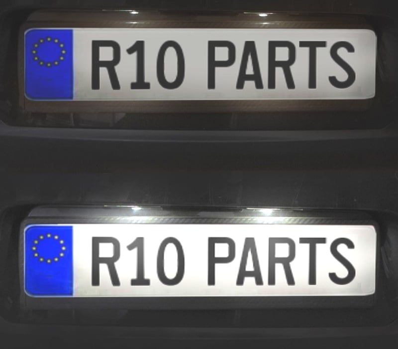 LUZES DE MATRICULA LED PARA MERCEDES CLASSE C W203 W211